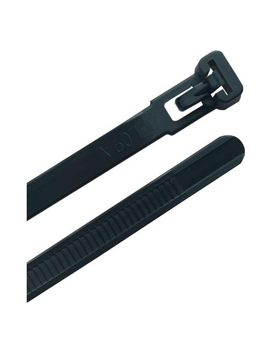 Kabelbinder L.250mm B.7,6mm PA 6.6 schwarz 100St./Btl.
