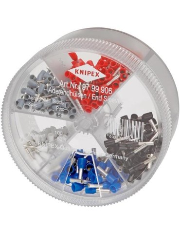Aderendhülsenbox 400-tlg.0,5-2,5mm² Ku.-Box KNIPEX