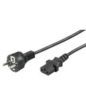 Netzkabel Schutzkontakt-Stecker IEC 320-C13 Buchse 150cm schwarz