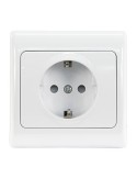 ELEGANCE UP-Steckdose 80x80x40mm, mit Rahmen