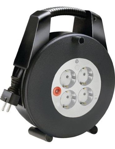 Kabelbox 15m H05VV-F 3x1,5 mm² 4 Schutzkon.steckd.Spezialku.BRENNENSTUHL