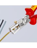 Abisolierzange StriX L.180mm VDE verchr.Mehrkomp.-Hüllen KNIPEX