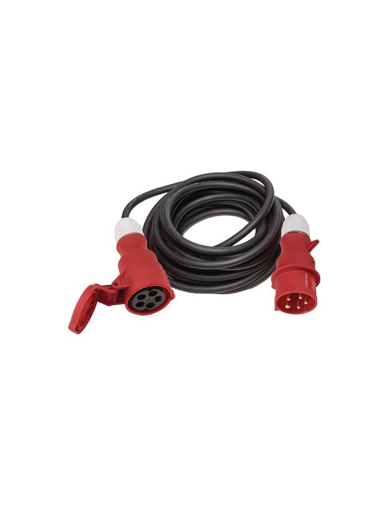 CEE-Verlängerung 32 A 400 V 10 m H07RN-F 5 x 6 mm² schwarz IP44 weißGÄRTNER