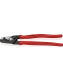 Kabelschere StepCut XL L.225mm Kopf brün.Ku.-Überzug KNIPEX