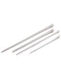 Kabelbinder Maße 200x4,8mm weiß TRANSPAK - VPE: 1000