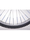 Speichenreflektoren, silber, im 10er-Set