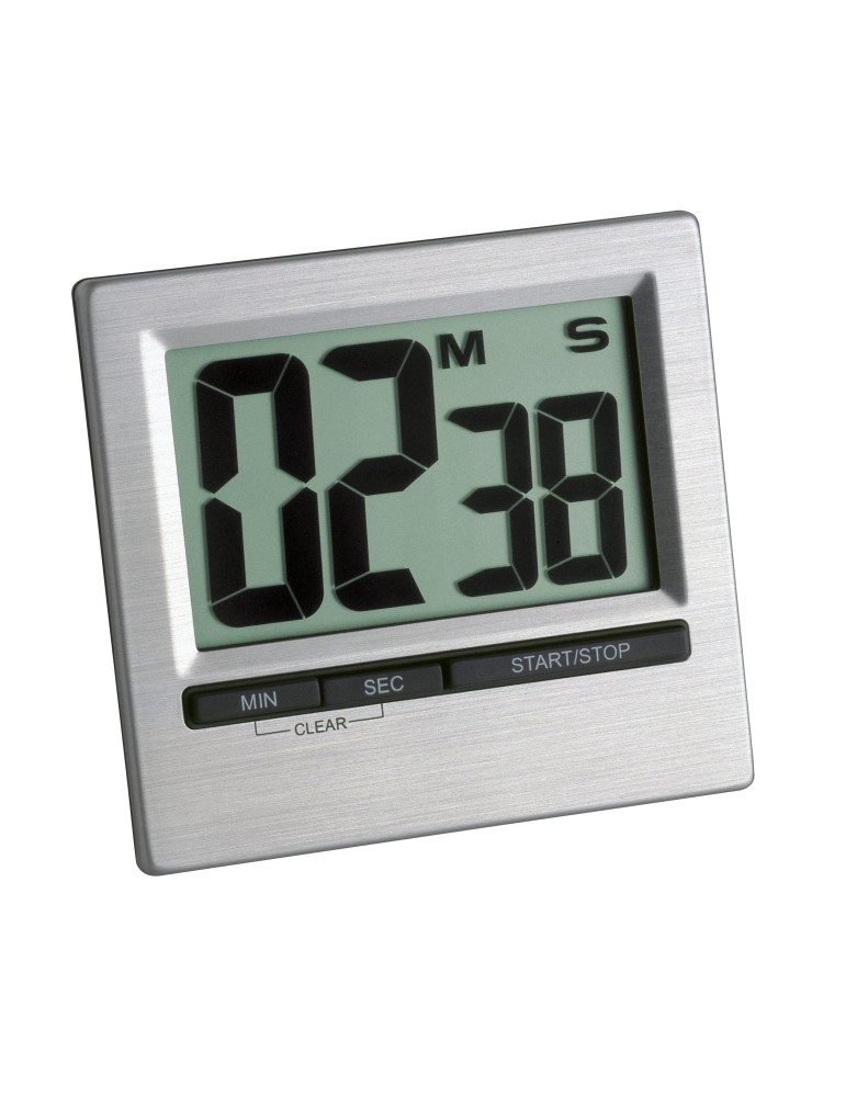 TFA-DOSTMANN Timer Digital, Magnet inkl. 1 x Batterie 1,5 V AAA