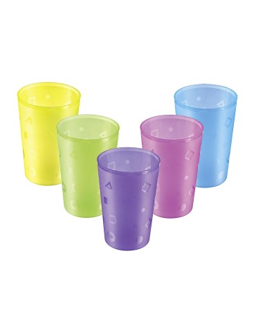 WESTMARK Trinkbecher Ornament Kunststoff 300 ml farbig sortiert