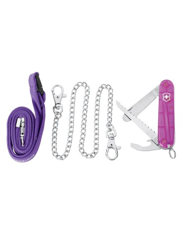 VICTORINOX Taschenmesser First 84mm pink transparent