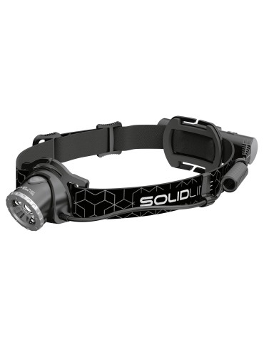 SOLIDLINE LED Taschenlampe 'SOLIDLINE' SH6R Lampe, Akkusatz (Li-ion Akku), Floating Charge System, USB Kabel