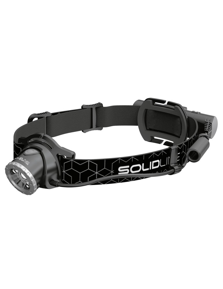 SOLIDLINE LED Taschenlampe 'SOLIDLINE' SH6R Lampe, Akkusatz (Li-ion Akku), Floating Charge System, USB Kabel