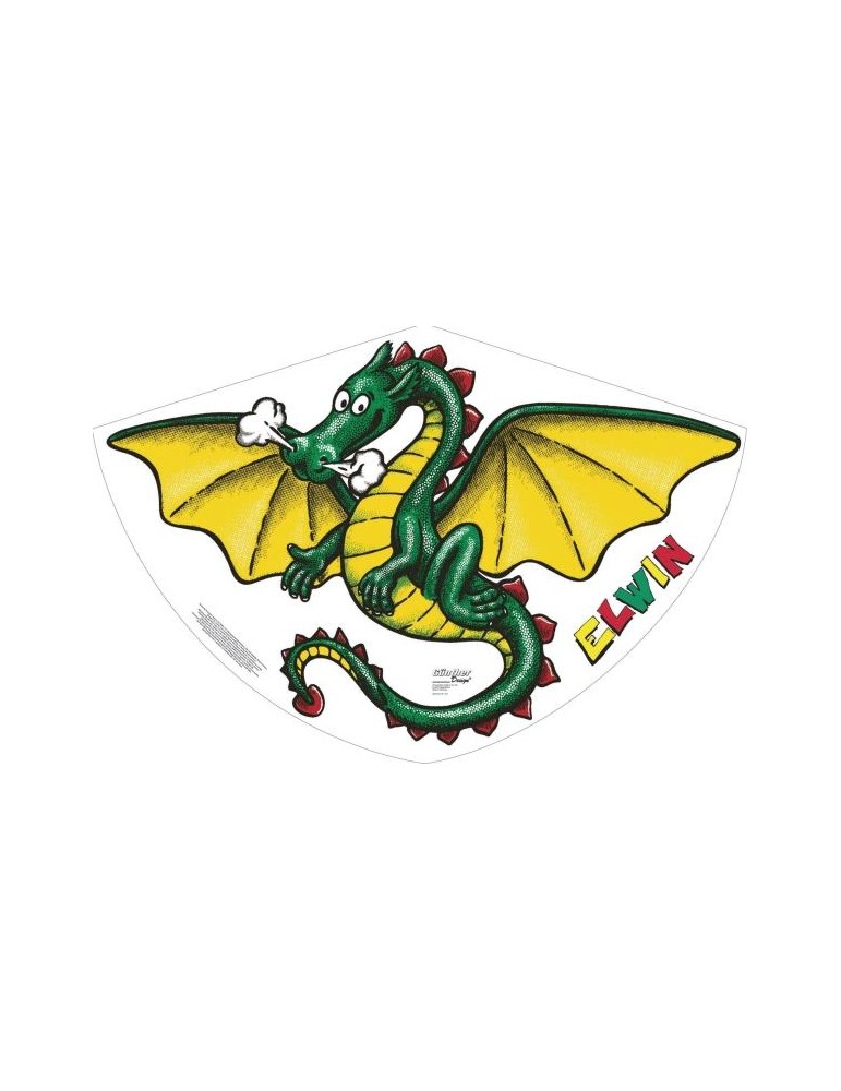 Einleinerdrachen Elwin 92x62cm