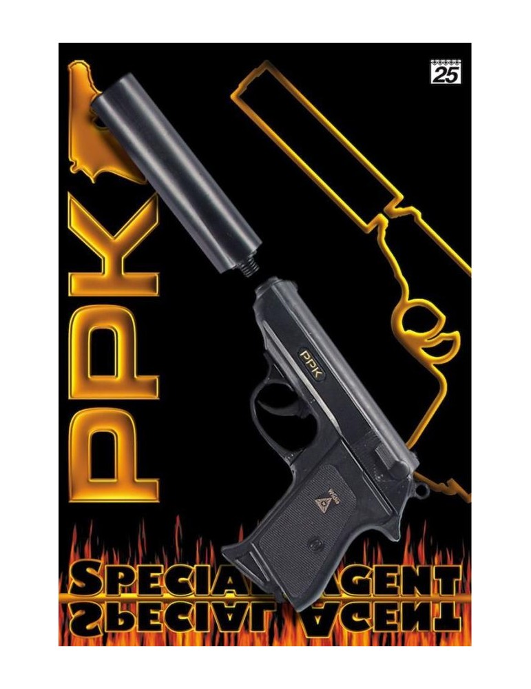 25er Specialagent PPK m. Schalldämpfer,T