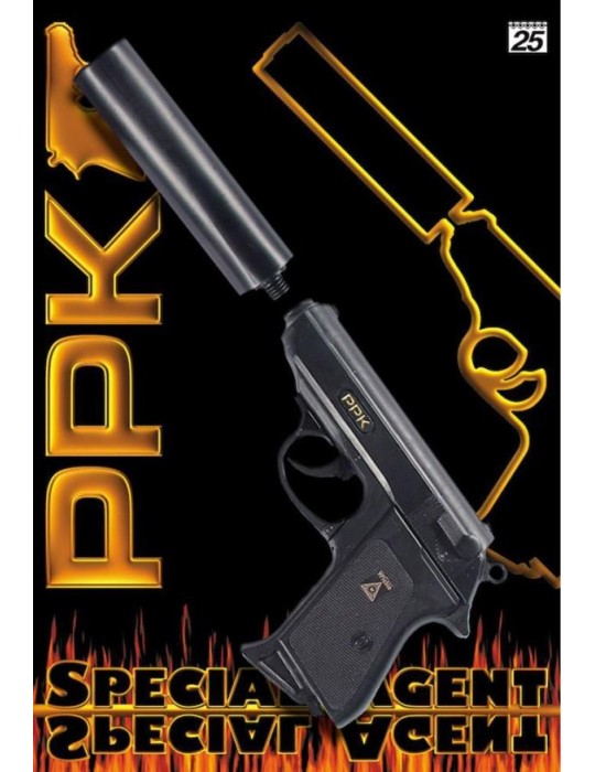 25er Specialagent PPK m. Schalldämpfer,T