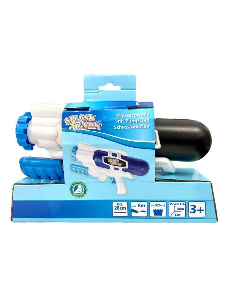 SF Wasserpistole m. Pump-u.Schussf. 28cm