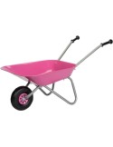 rolly Metallschubkarre, pink