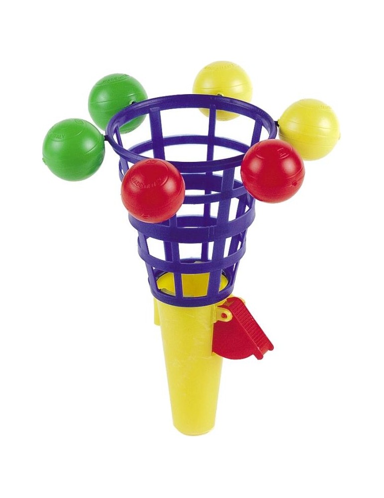 Fangbecher mit 6 Bällen