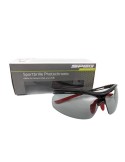 SPEQ Sportbrille Photochromic SP-1548C mit selbsttönendem Glas für Fahrrad- Motorradfahren, Skiesport (rot)