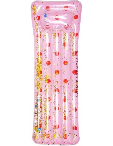 Luftmatratze Rosa mit roten Punkten