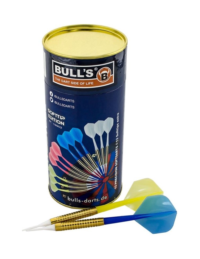 BULL'S BullsDart Röhre 12 Softdart farbl