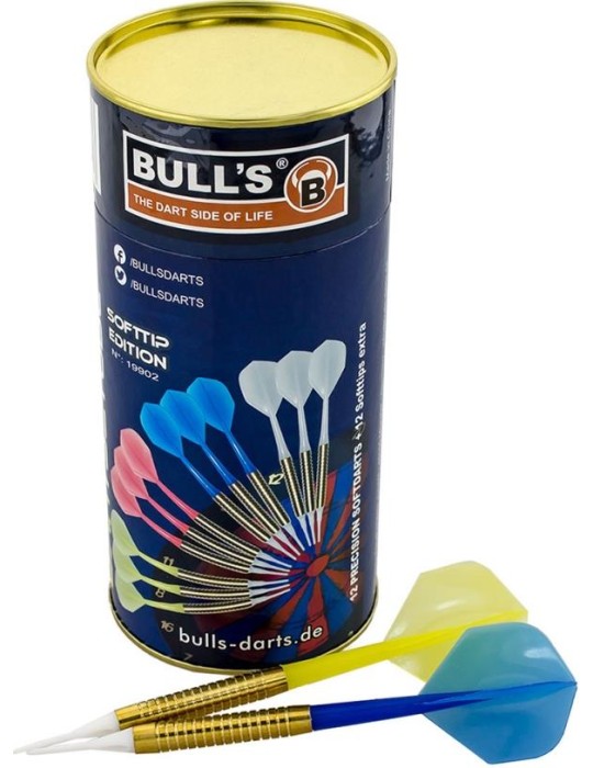 BULL'S BullsDart Röhre 12 Softdart farbl