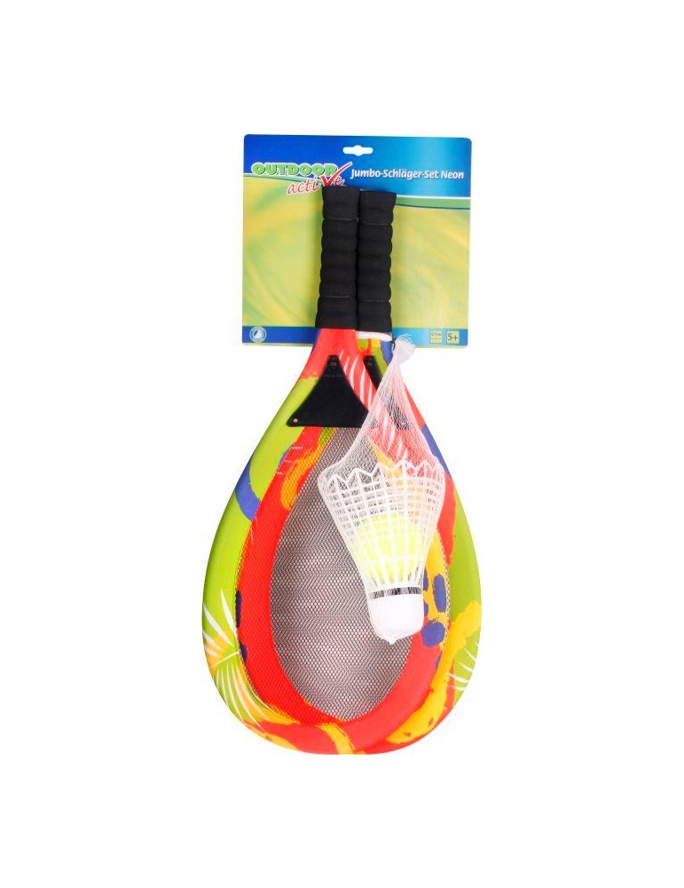 OA Jumbo-Schläger Set Neon m.Bälle,L67cm