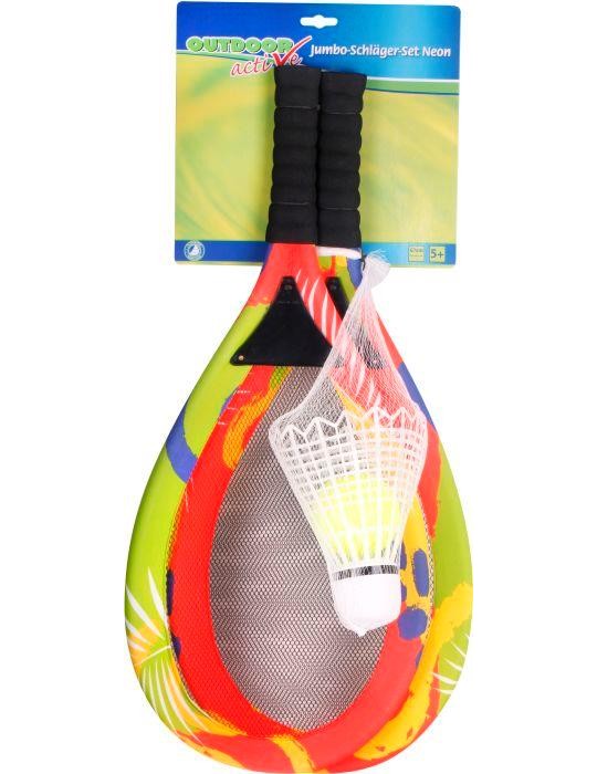 OA Jumbo-Schläger Set Neon m.Bälle,L67cm