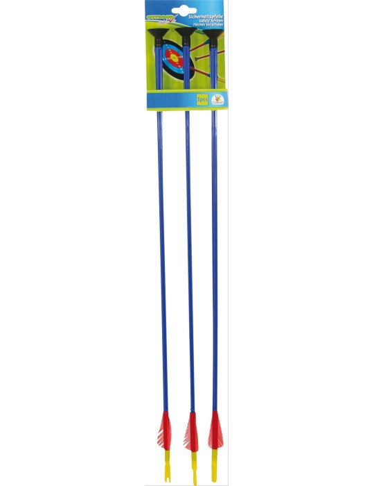 OA 3 Pfeile mit Saugknopf, L.59cm