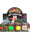 POWER Anti-Stressball, 4fach sort., 1 Stück