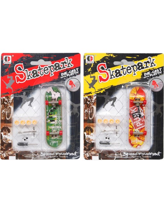 Fingerskateboard, sortiert