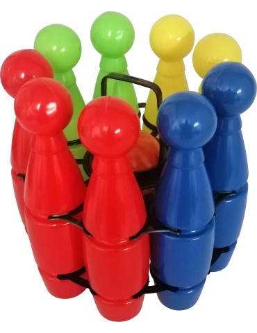 Kegelspiel Kunststoff 9 Kegel