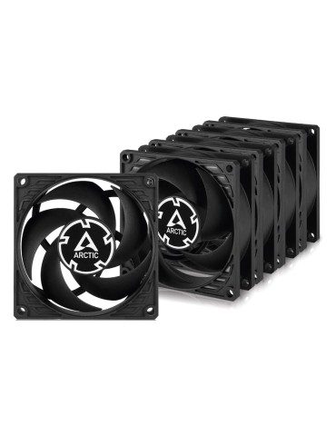 ARCTIC P8 Silent Black 5er-Pack | Gehäuselüfter
