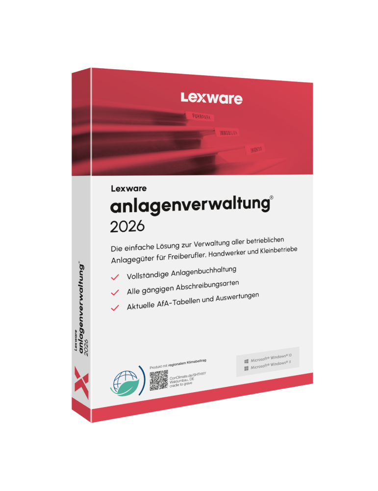 Lexware anlagenverwaltung 2026 - Abo