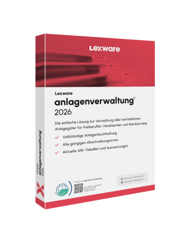 Lexware anlagenverwaltung 2026 Jahresversion (365-Tage)
