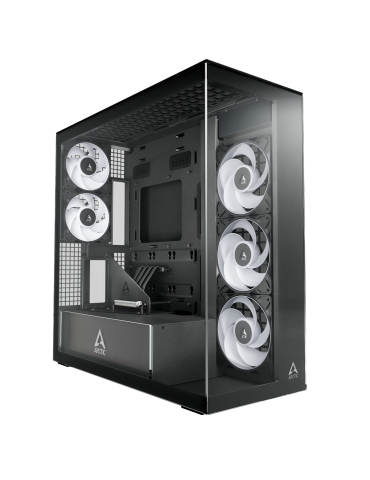 ARCTIC Xtender VG Black Clear Glass | PC-Gehäuse