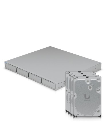 Ubiquiti UNAS Pro 4 32TB Enterprise HDD NAS-Bundle NAS inkl. 4x 8TB Ubiquiti 3.5 Zoll Enterprise Festplatte