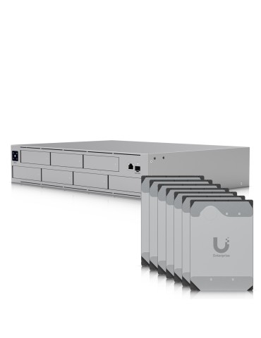 Ubiquiti UNAS Pro 112TB Enterprise HDD NAS-Bundle NAS inkl. 7x 16TB Ubiquiti 3.5 Zoll Enterprise Festplatte