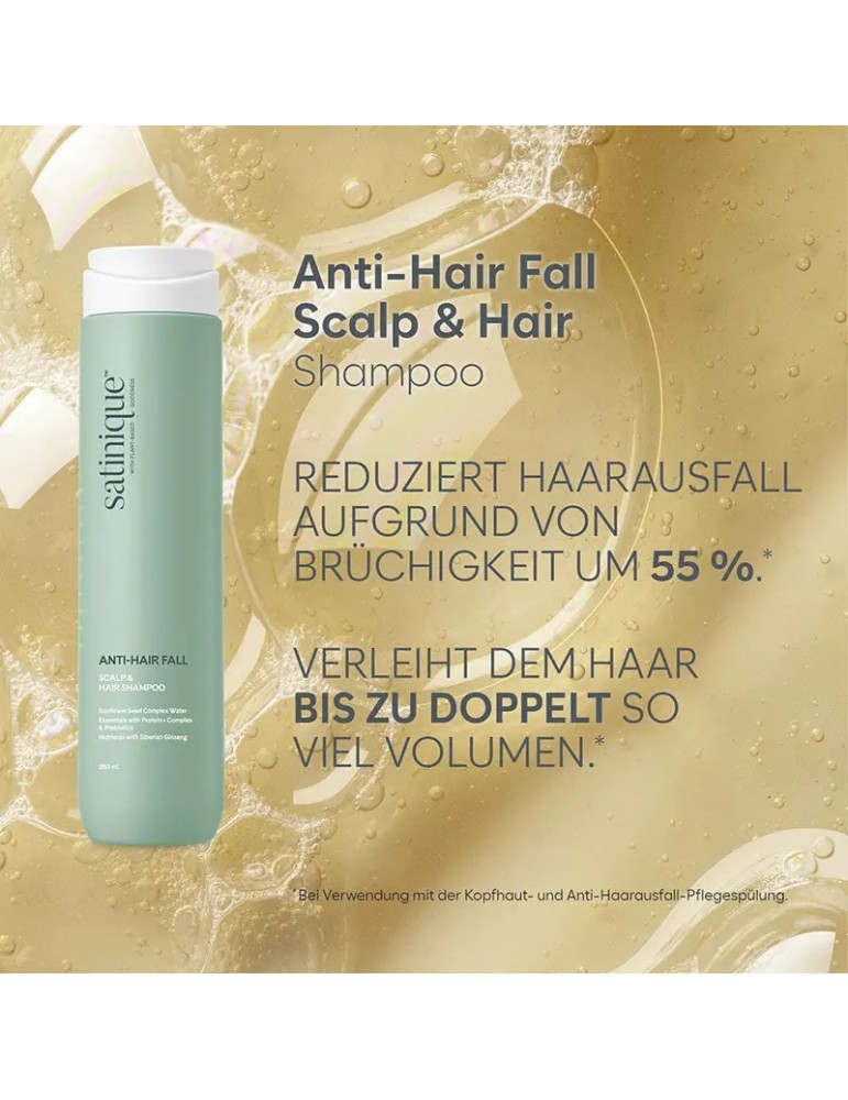 Satinique™ Anti‑Haarausfall Shampoo 280 ml – Stärkt & reduziert Haarbruch