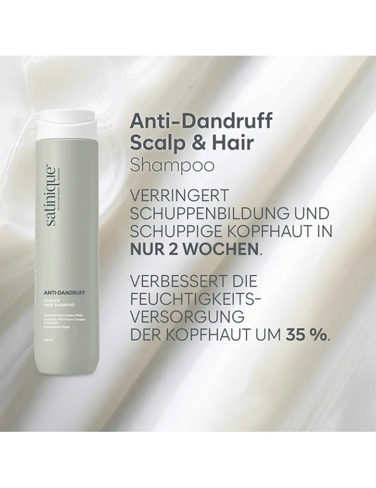 Satinique™ Anti‑Schuppen Kopfhaut‑ & Haarshampoo 280 ml