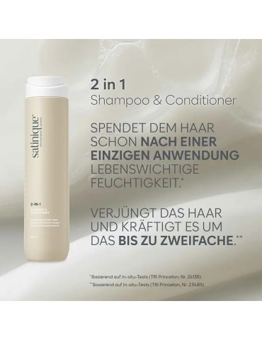 Satinique™ 2‑in‑1 Shampoo & Pflegespülung 280 ml – Pflege & Glanz 2