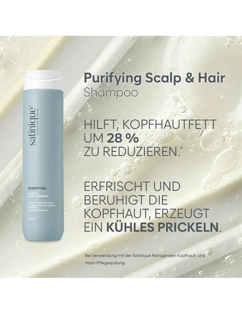 Satinique™ Reinigendes Kopfhaut- & Haarshampoo 280 ml – Klärende Pflege