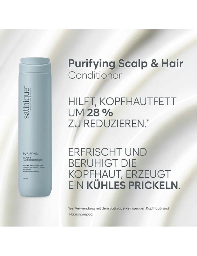 Satinique™ Reinigende Kopfhaut- & Haar‑Pflegespülung 280 ml