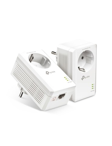 TP-Link AV1000 Gigabit Powerline Set mit Steckdosen 2x Adapter, bis zu 1.000 Mbit/s, Homeplug AV2, 1x Gigabit Ethernet