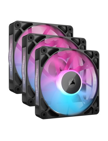 CORSAIR iCUE LINK RX120 RGB schwarz | 3er-Pack 120mm Gehäuselüfter
