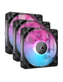 CORSAIR iCUE LINK RX120 RGB schwarz | 3er-Pack 120mm Gehäuselüfter