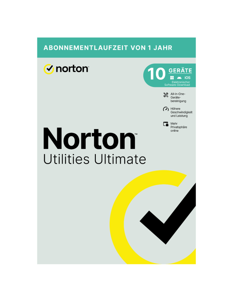 Norton Utilities Ultimate [10 Geräte - 1 Jahr]
