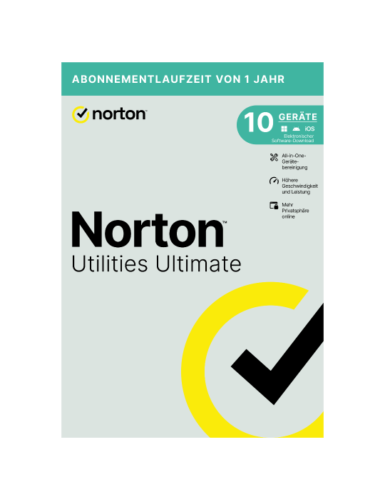 Norton Utilities Ultimate [10 Geräte - 1 Jahr]