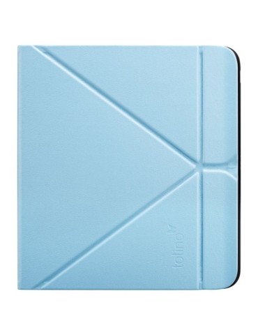 tolino vision color - Origami Falttasche - Blau Kompatibel mit dem tolino vision color