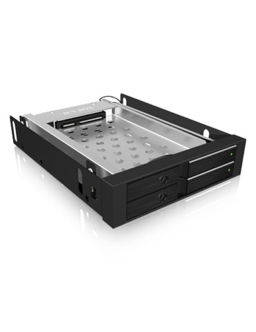 ICY BOX Wechselrahmen IB-2227StS [für 2x 2,5" HDD und SSD]