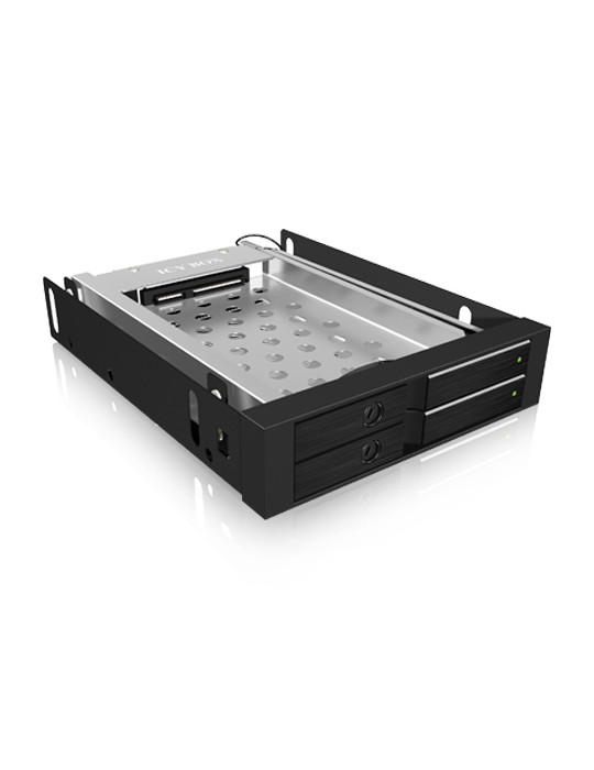 ICY BOX Wechselrahmen IB-2227StS [für 2x 2,5" HDD und SSD]